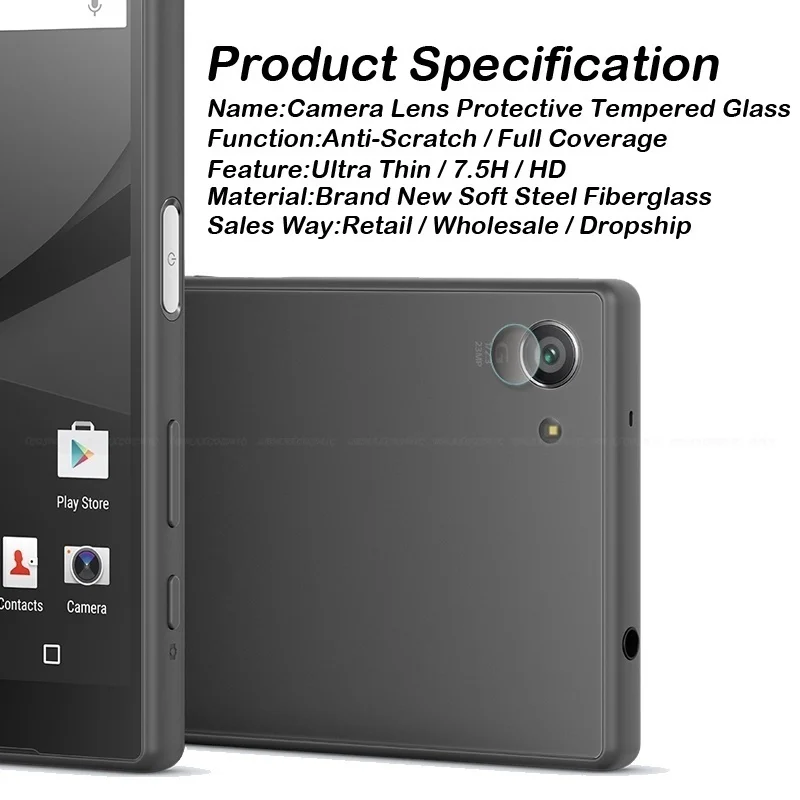 Фото 3 шт./партия, защитная пленка для объектива камеры Sony Xperia Z5 Z4 Z3 Z2 Z1 Z Compact Premium E5 M4 M5 №2
