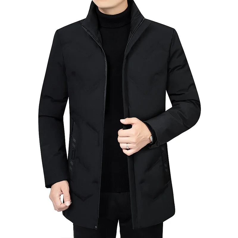 

2021 new Winter Jacket Men Warm Thicken Men Parkas Hooded Coat Fleece Man's Jackets Outwear Windproof Down Parka