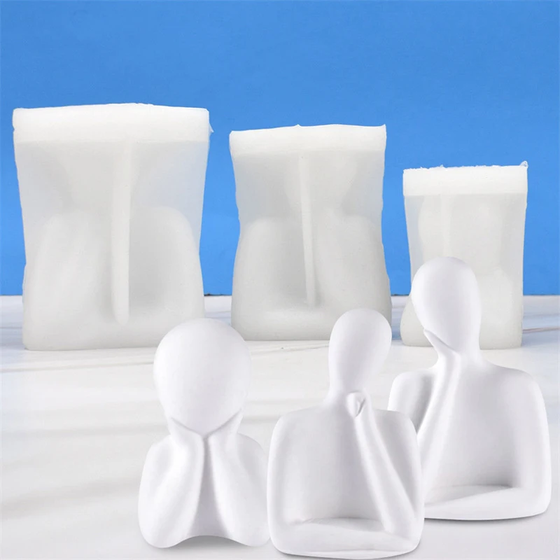 Силиконовая форма Мислитель человеческого тела своими руками — абстрактное