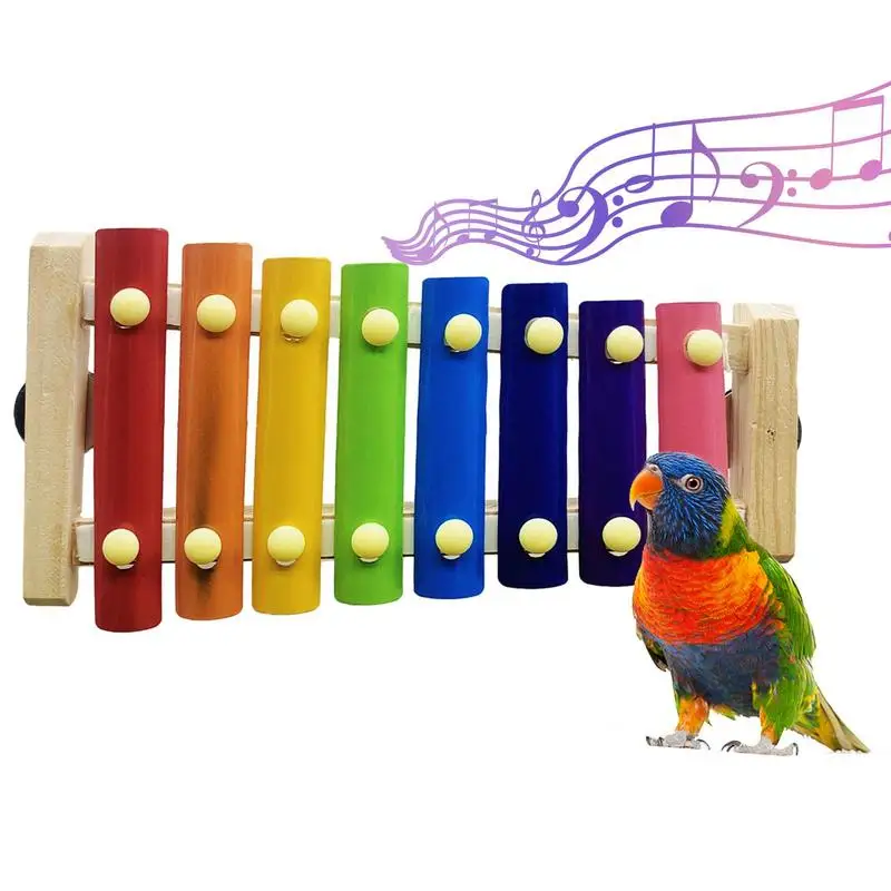 

Xylophone For Chickens Wood Coop Xylophone Toys For Chicken Bright Colors Chicken Toys For Henhouse Coop Pet Shop Home