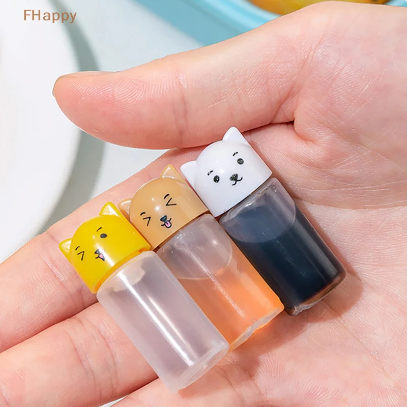 1/2/3pcs Mini Portable Small Sauce Container Tomato Gravy Boat Salad Dressing Oil Spray Bottle Ketchup Honey Mustard