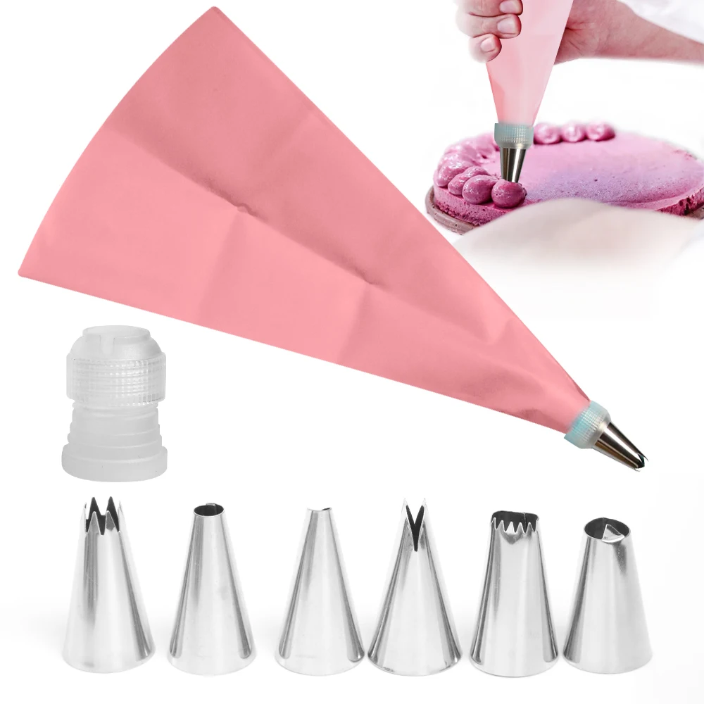 

8/14/26/50 шт., силиконовые кондитерские мешки