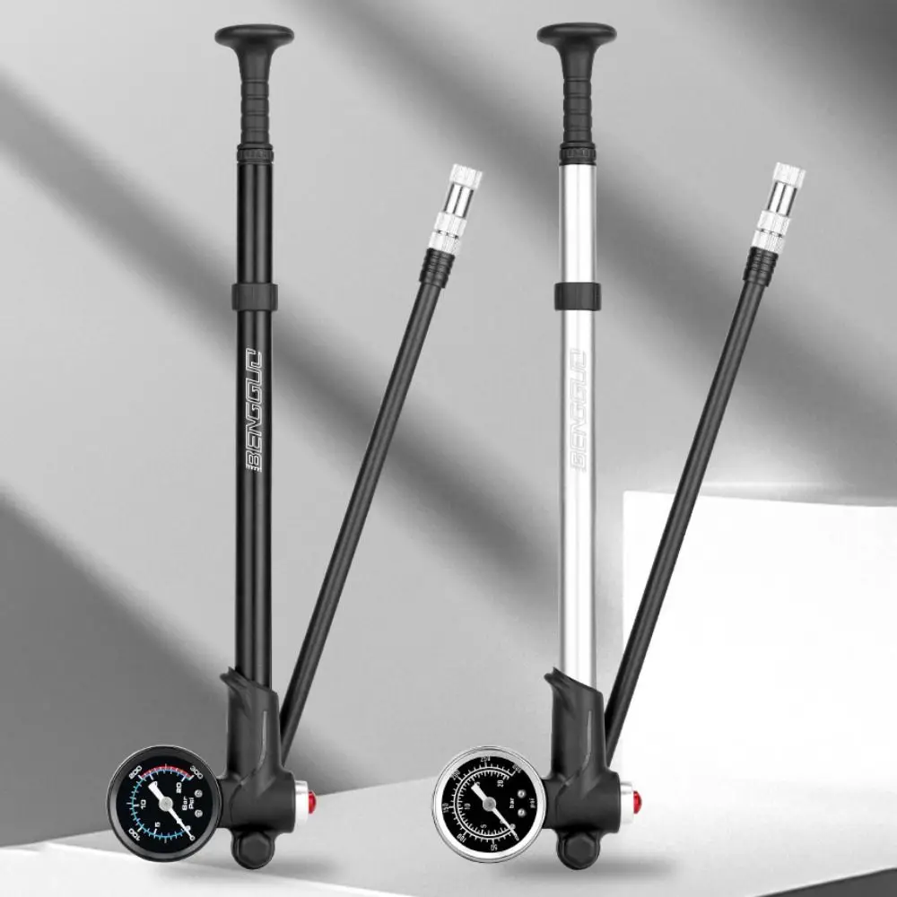 

Cycling Bike Accessories Multipurpose 300 PSI High Pressure Ball Tire Inflator Hand Air Pump Bicycle Pump