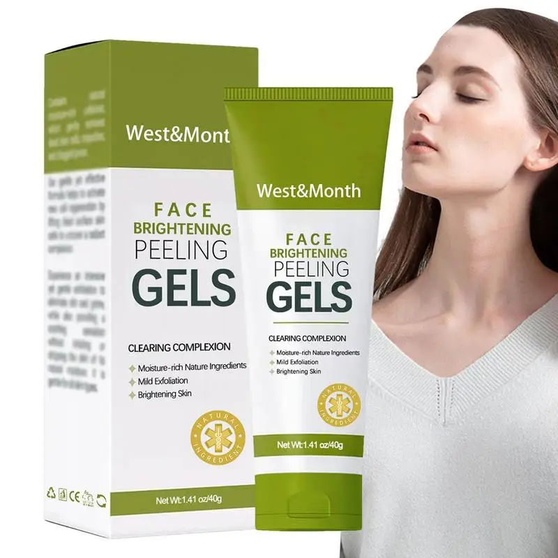 

Face Peeling Gel 40g Soften Cutin Skin Brightening Hyaluronic Acid Exfoliation Face Body Scrub Gel Pore Cleaning