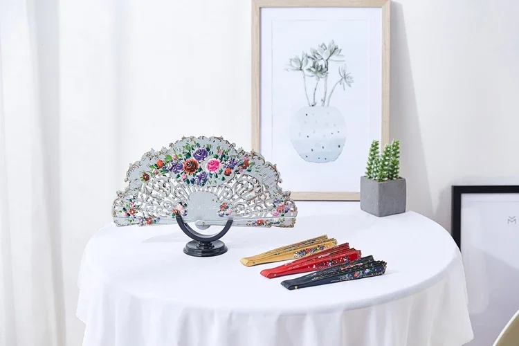 Деревянный веер в испанском стиле, танцевальный веер на заказ, портативный инструмент, ручная роспись, уличные свадебные сувениры никулин артём александрович фк барселона все о великом испанском клубе