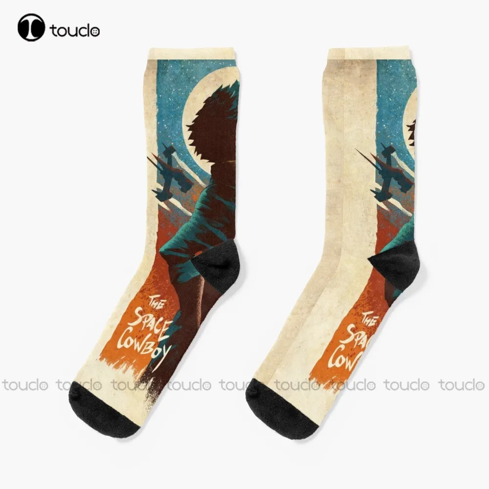 

Cowboy Bebop Spike Spiegel Socks Cute Socks 360° Digital Print Unisex Adult Teen Youth Socks Personalized Custom Gift Funny Sock