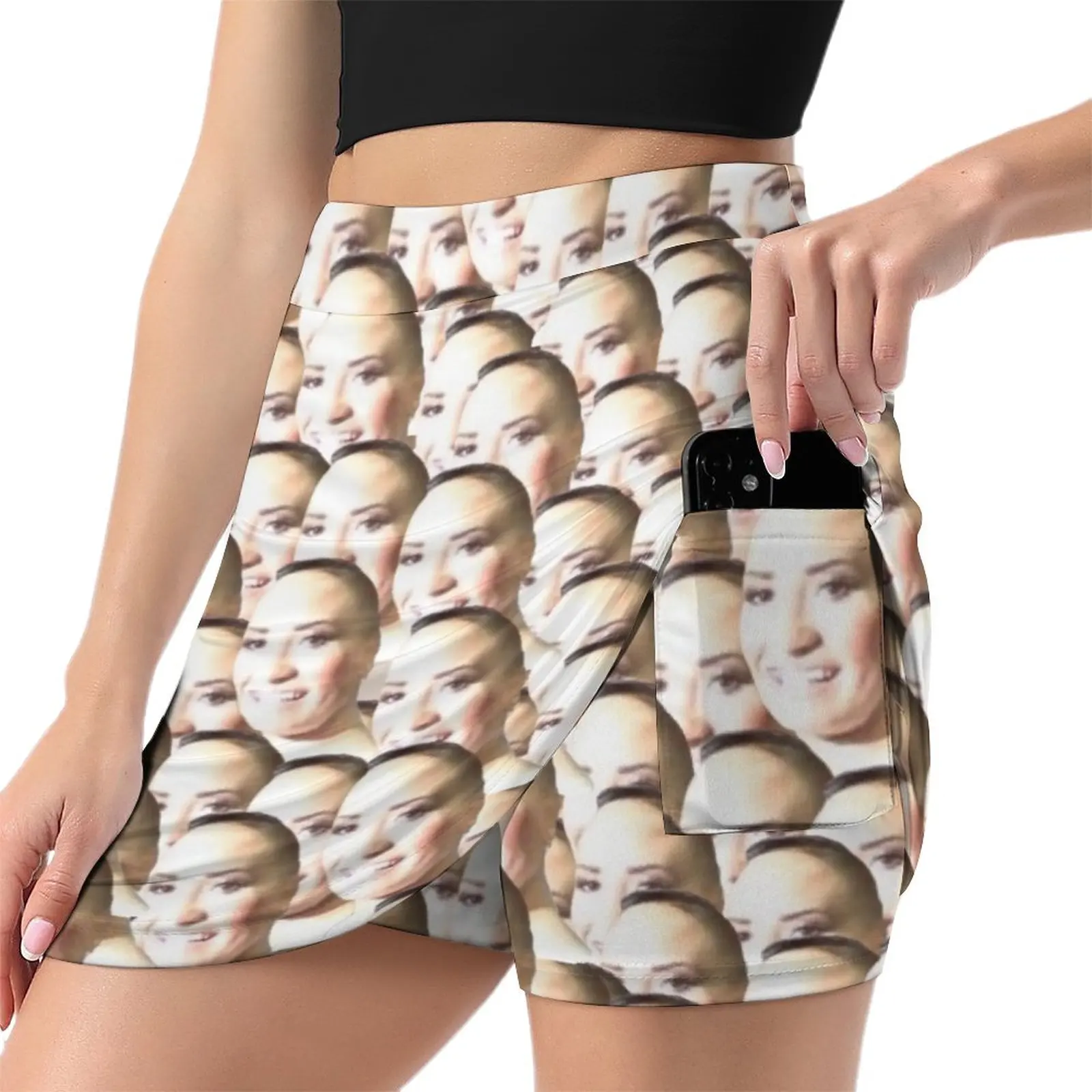 Женская летняя юбка-шорты