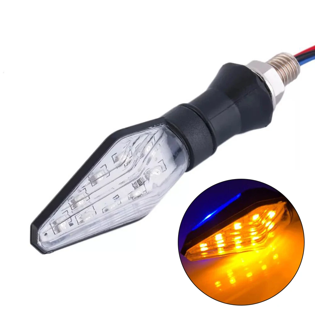 Универсальный индикатор поворота мотоцикла желтого и синего цвета 12 светодиодов