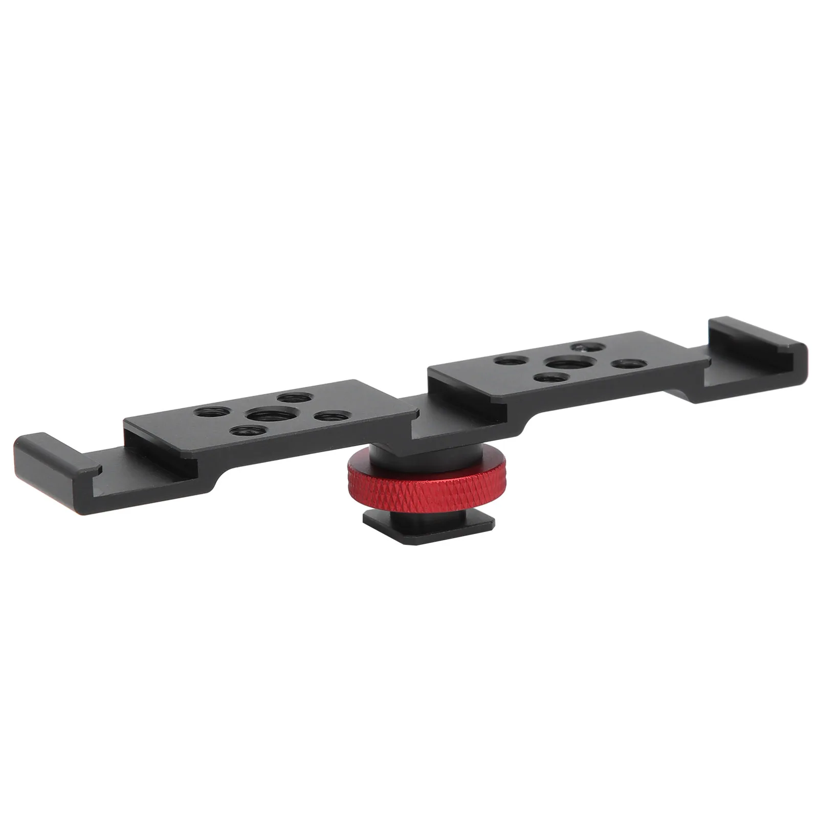 

3 In 1 Hot Shoe Mount Adapter Extension Bar Bracket Stand for Camera Mobile Phone hot hot hot hot hot