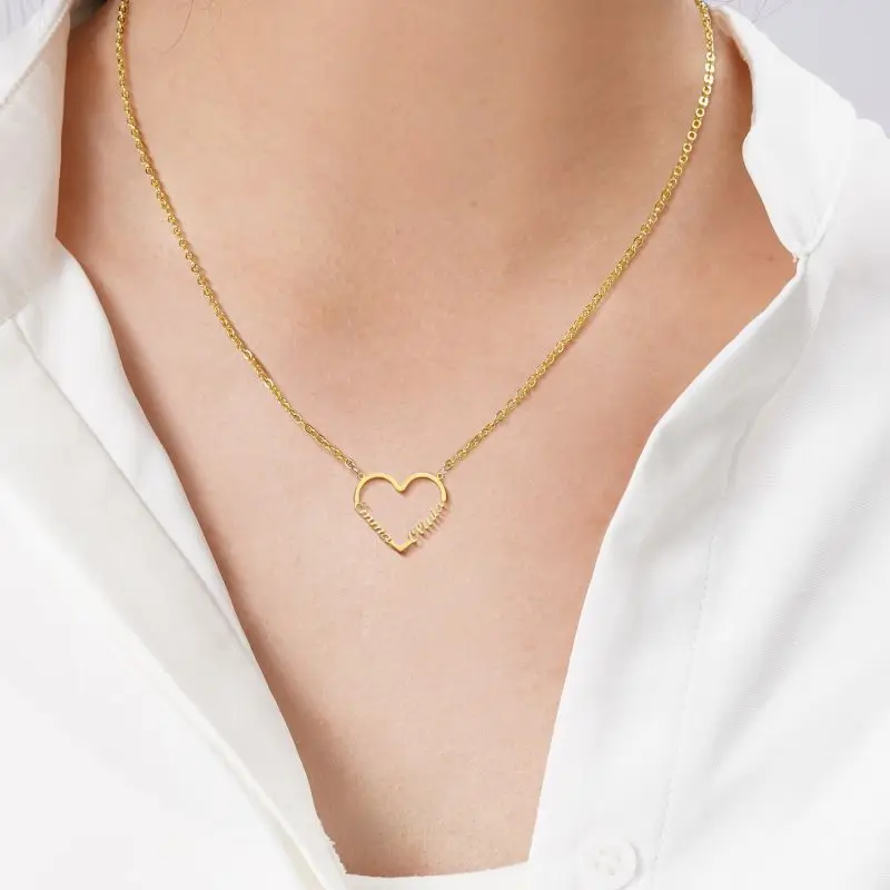 Индивидуальные Модные ювелирные изделия для ожерелья из нержавеющей стали под