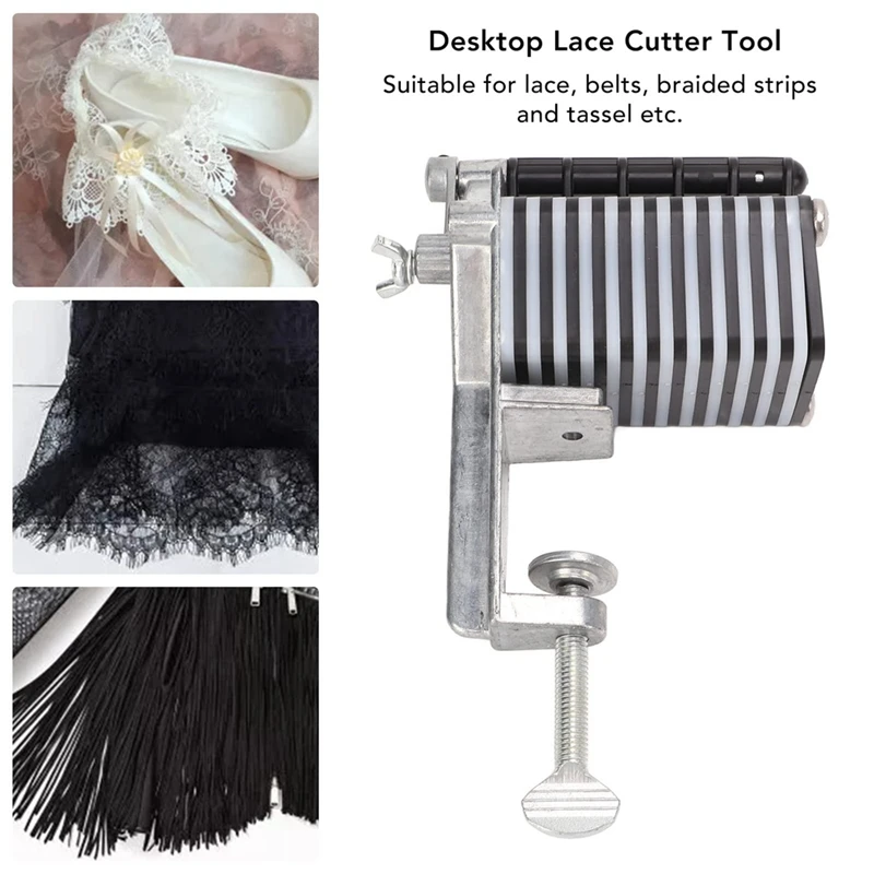 AT35 кожаный Настольный кружевной резак для бахромы плетеных полосок ремней лент