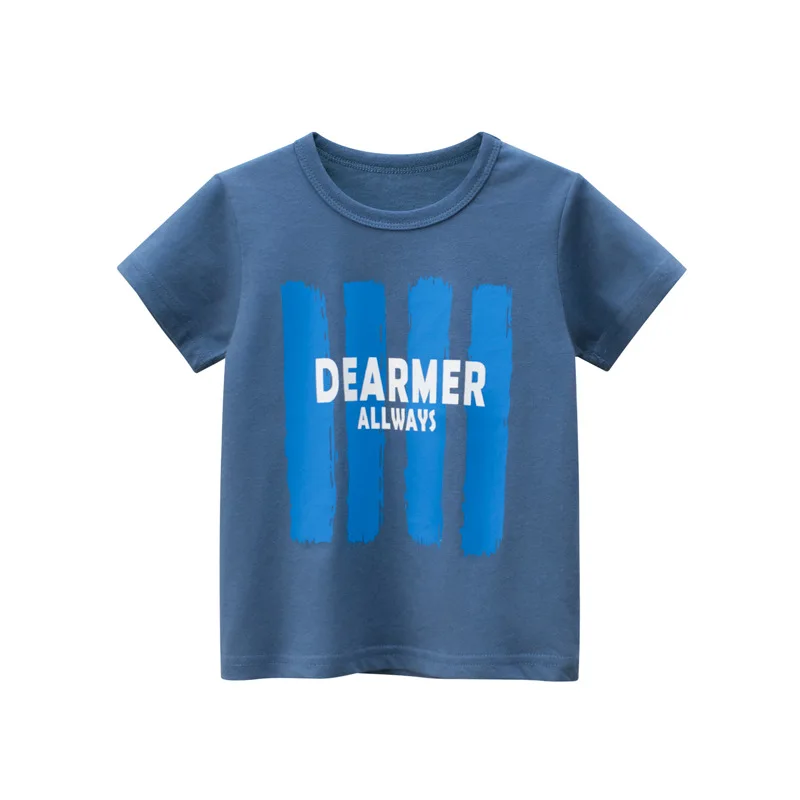

Korean children's summer new children's Short Sleeve T-Shirt Baby Clothes kids wear boys clothes