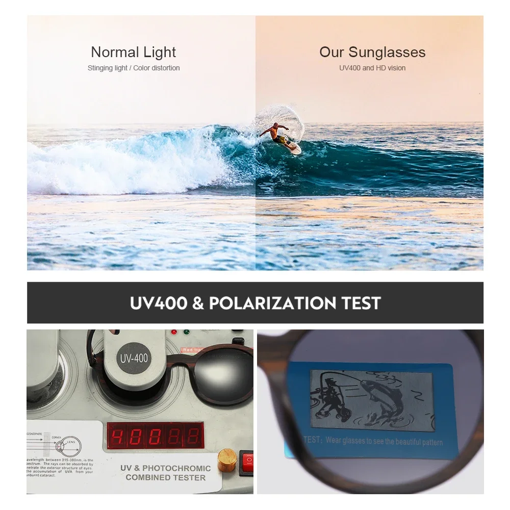 LDMZYJ солнцезащитные очки из натуральной древесины женские поляризационные