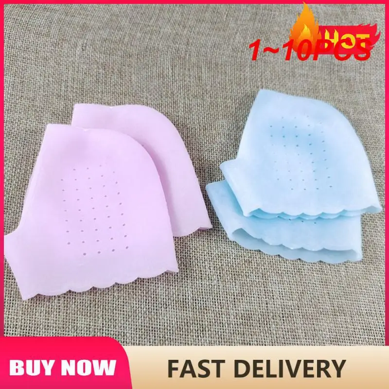 

1~10PCS New Silicone Feet Care Socks Moisturizing Gel Heel Thin Socks with Hole Cracked Foot Skin Care Protectors Foot Care Tool