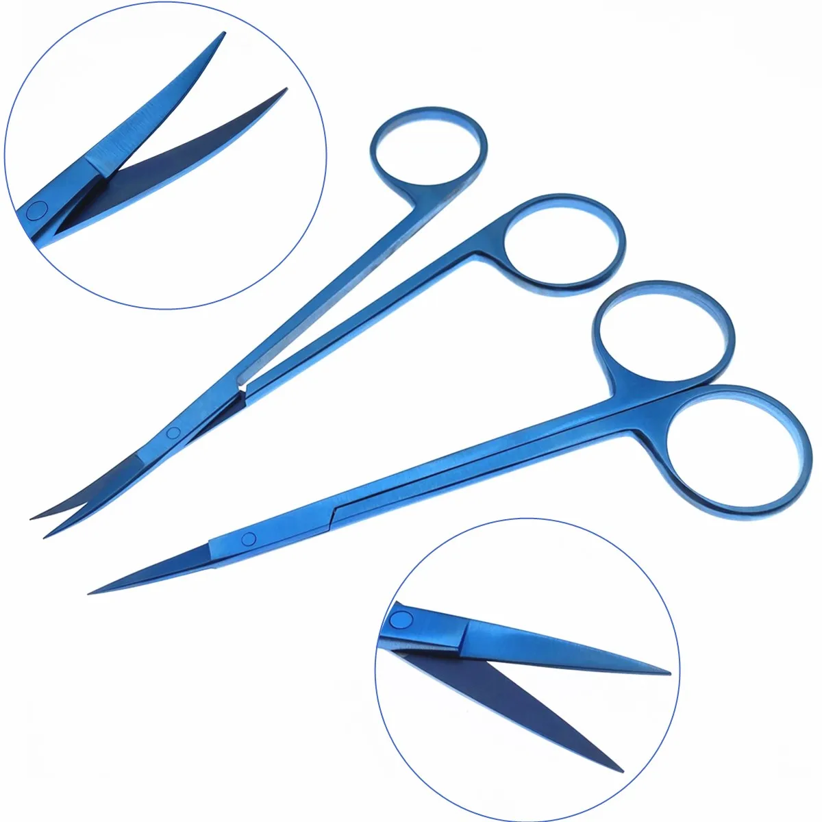 

Ophthalmic Iris Scissors Titanium Micro Scissors Ophthalmic Surgical Instruments double eyelid Scissors