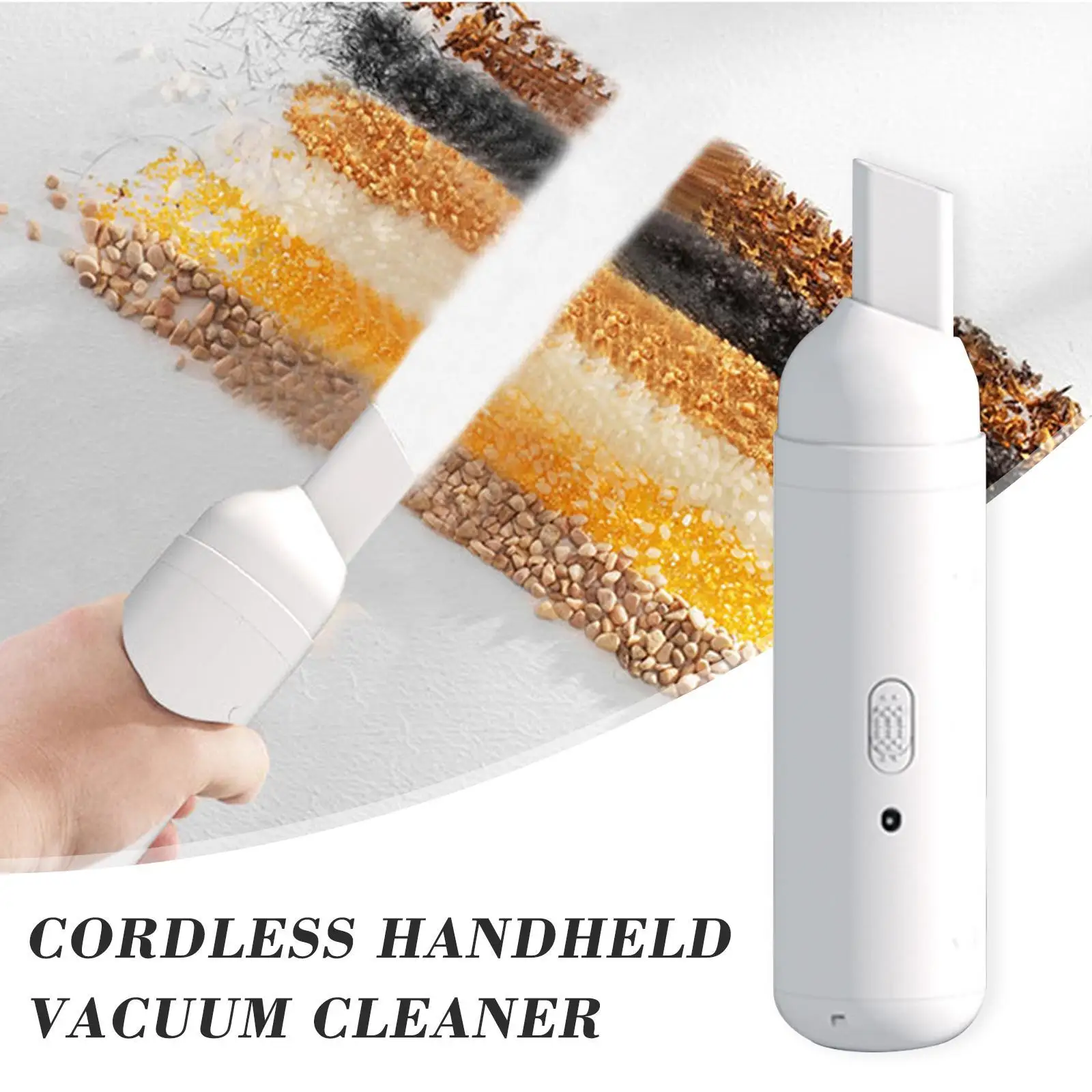 

Mini Car Vacuum Cleaner Cordless Handheld Cordless Powerful Wireless Charging Car Interior Dust Cleaner Home Appliance NEW