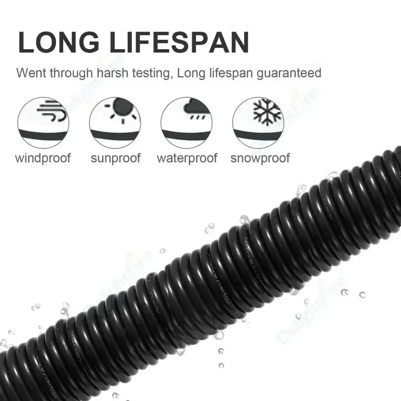 Внешний гибкий аудиопровод из ПВХ для светодиодной ленты 2-100 м 2 штырька 28 26 24 22 20 18