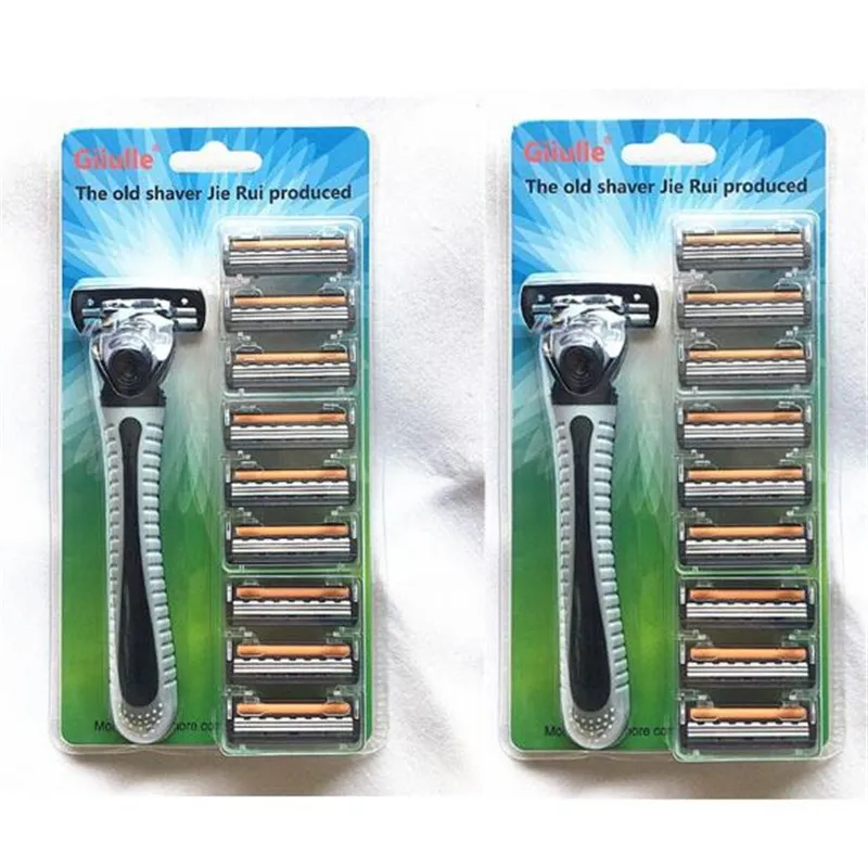 

9 Pcs Shaving Blades Beauty Barber Tool Safety Razor Men'S Shaving Blades Straight Replacement Head Navaja De Afeitar Rasoio