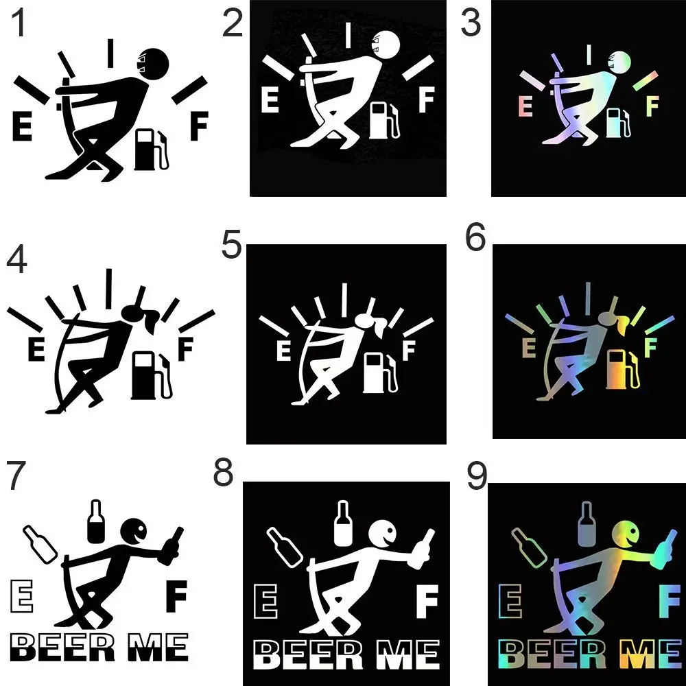 Автомобильная внешняя наклейка Guzzler с высоким расходом газа