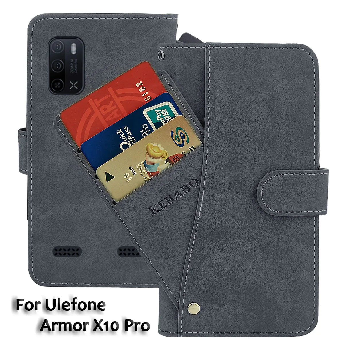 

Кожаный чехол-кошелек Ulefone Armor X10 Pro, модный роскошный флип-чехол 5,45 дюйма с передней картой, чехол для Ulefone X10 Pro, магнитные чехлы для телефонов