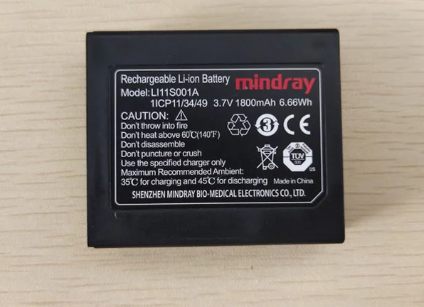 

Mindray PM60 PM-60 монитор, литиевая батарея LI11S001A 3.7V1800MAH