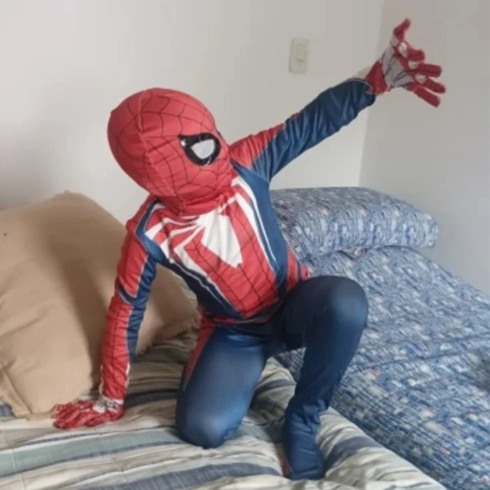 Костюмы для косплея Человек-паук Marvel's Spider Man PS5 боди ролевых игр коллекция