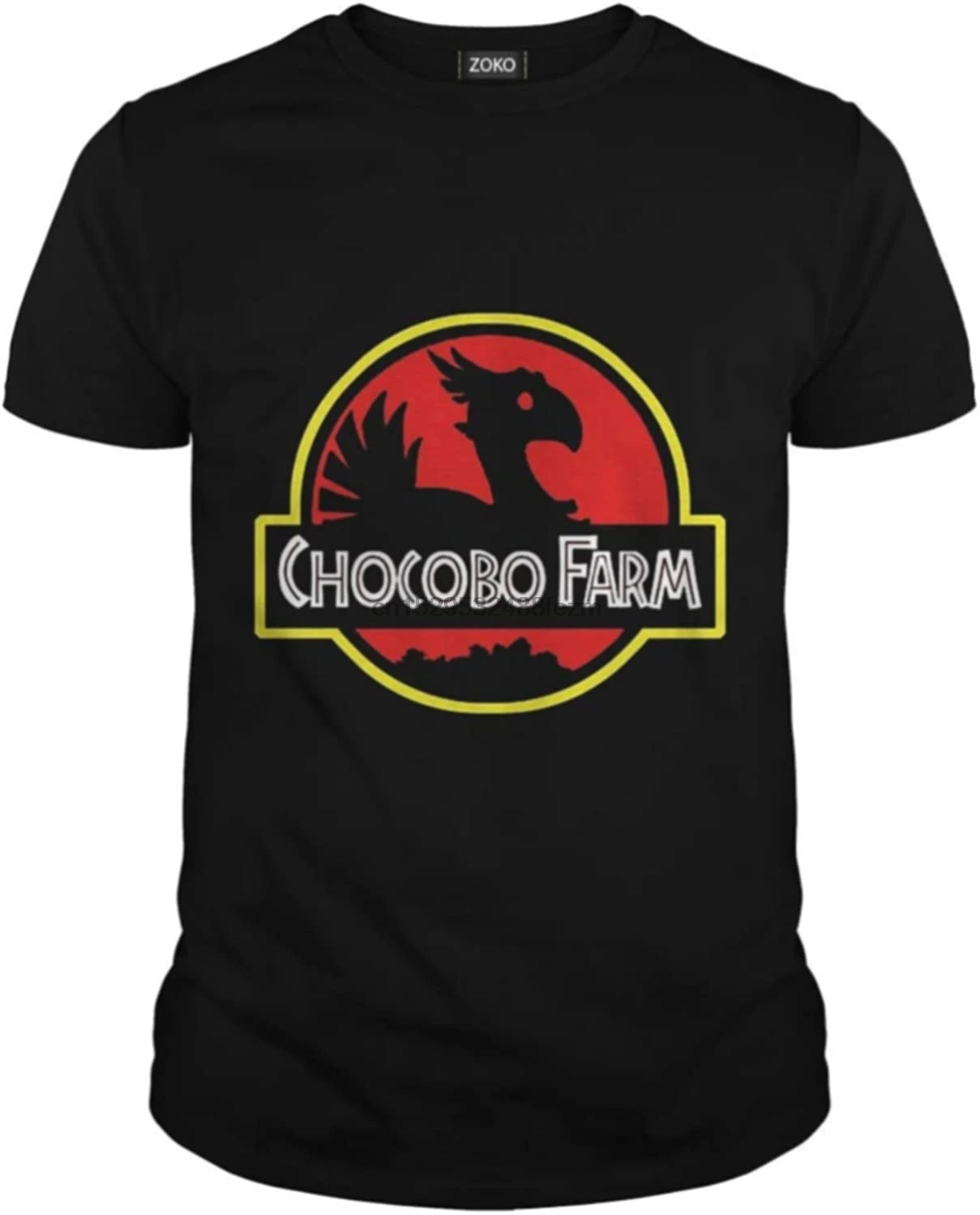 

Zoko Apparel Men'S Chocobo Farm Final Fantasy Park T-Shirt (M Black)