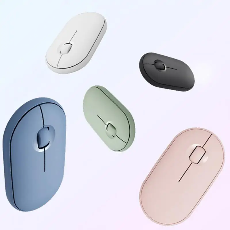 

Pebble Cute M350 2.4G Wireless Mouse For MacBook PC Notebook Bluetooth Mouse Dual Mode With USB Receiver Multi-link Office Mouse