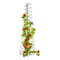 spiral plant support stretchable tomato supporter cage elegant vegetable support trellis for rose orchid lily vegetable fruits