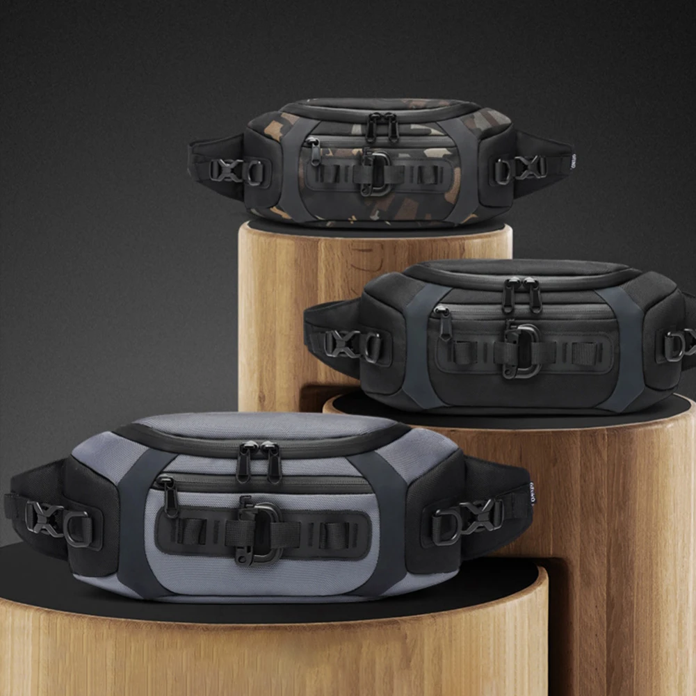 Men Chest Bag Sports Pockets Chest Bag Waterproof Multifunctional Travel Waist Bags Tactical Tide Brand Small Chest Bag