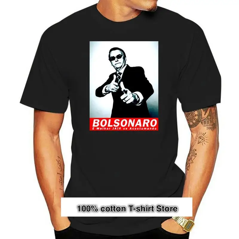 Bolsonaro-Camiseta de algodón 2022 camisa манга corta talla grande color jurney 100% E best JAIR se A 3 |