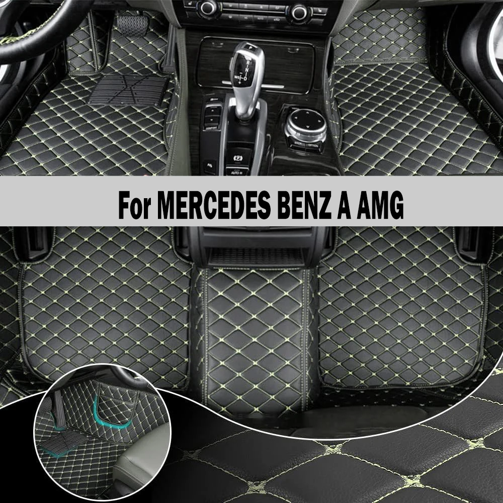

Автомобильный напольный коврик HUTECRL для MERCEDES BENZ A AMG 2013-2017 года, Модернизированная версия, аксессуары для ног, ковры