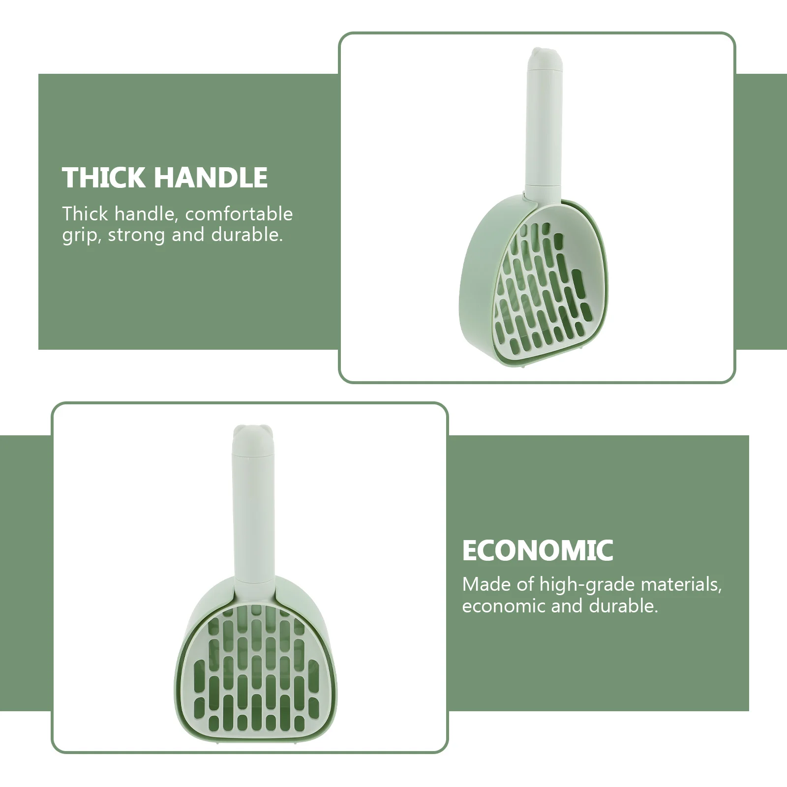 Лоток для кошек лопатка котят собака многофункциональная пластиковая чистящая