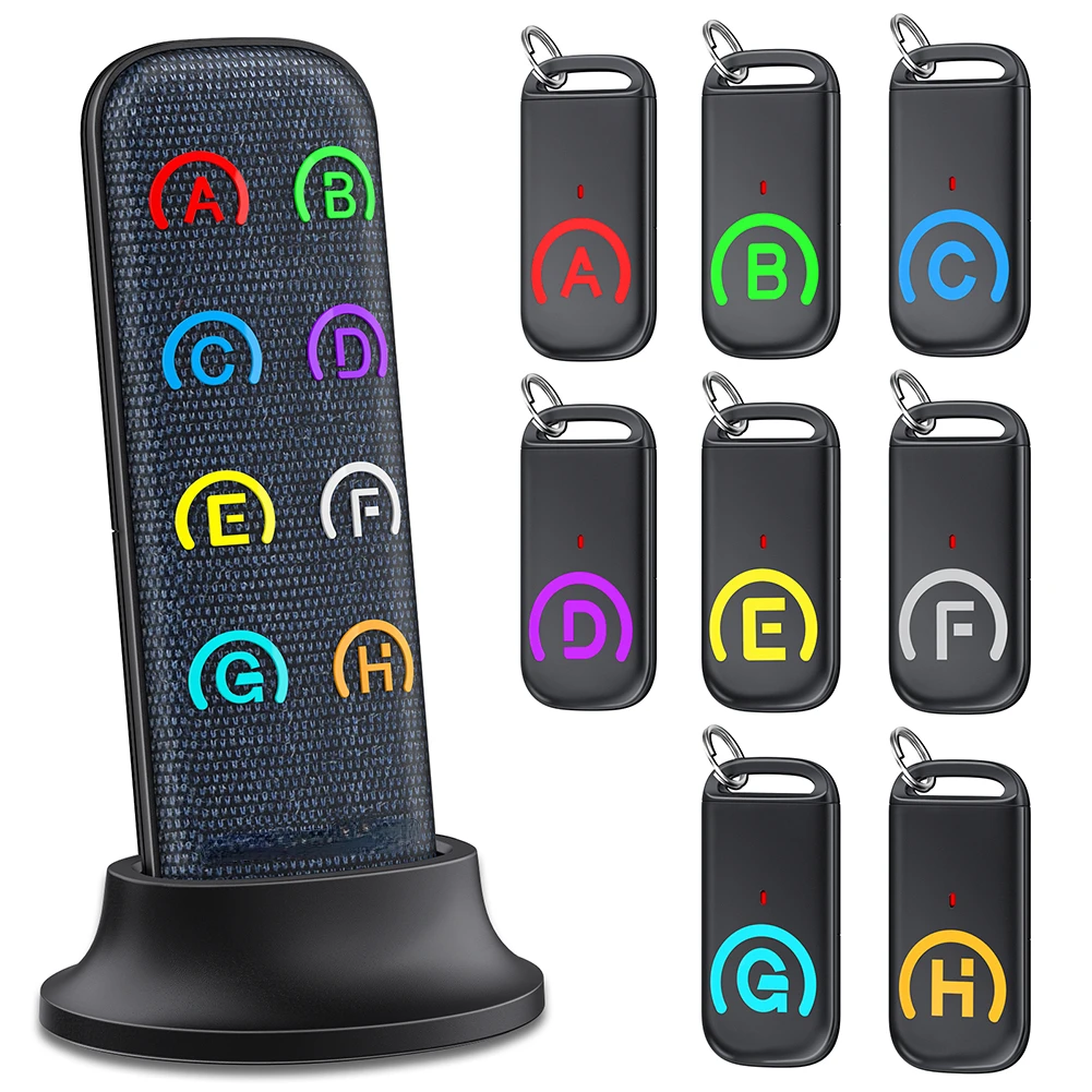 

Device Anti Lost Tracker Wireless Smart Tracker with 4/6/8 Receivers Car Key Finder Locator for Pets/Child/Elders