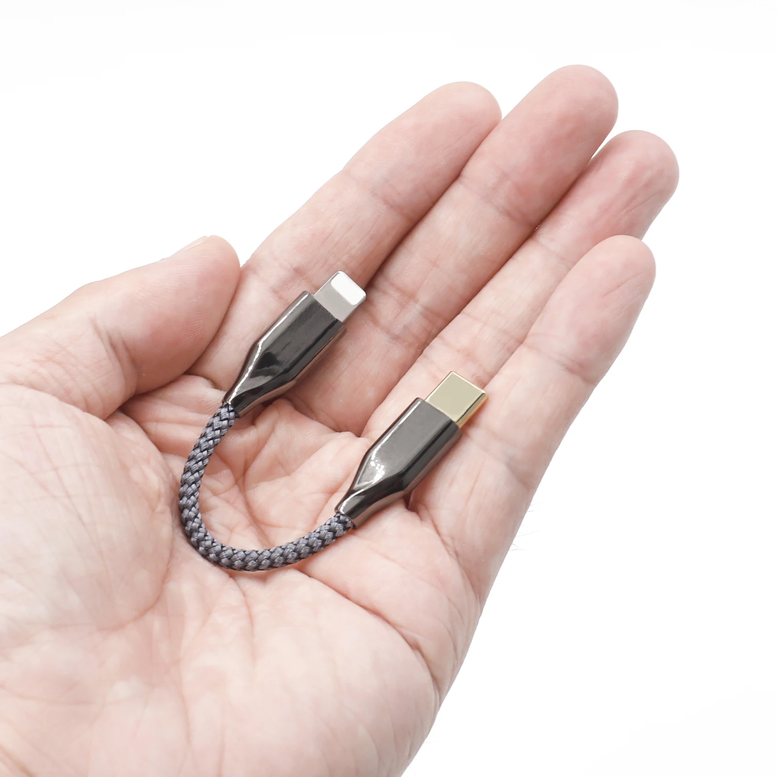 OKCSC Lightning to Type-C Cable, HiFi Portable High-End DAC/Headphone Amplifier DOC OTG Audio Adapter for iPhone 12 Pro Max 11 X