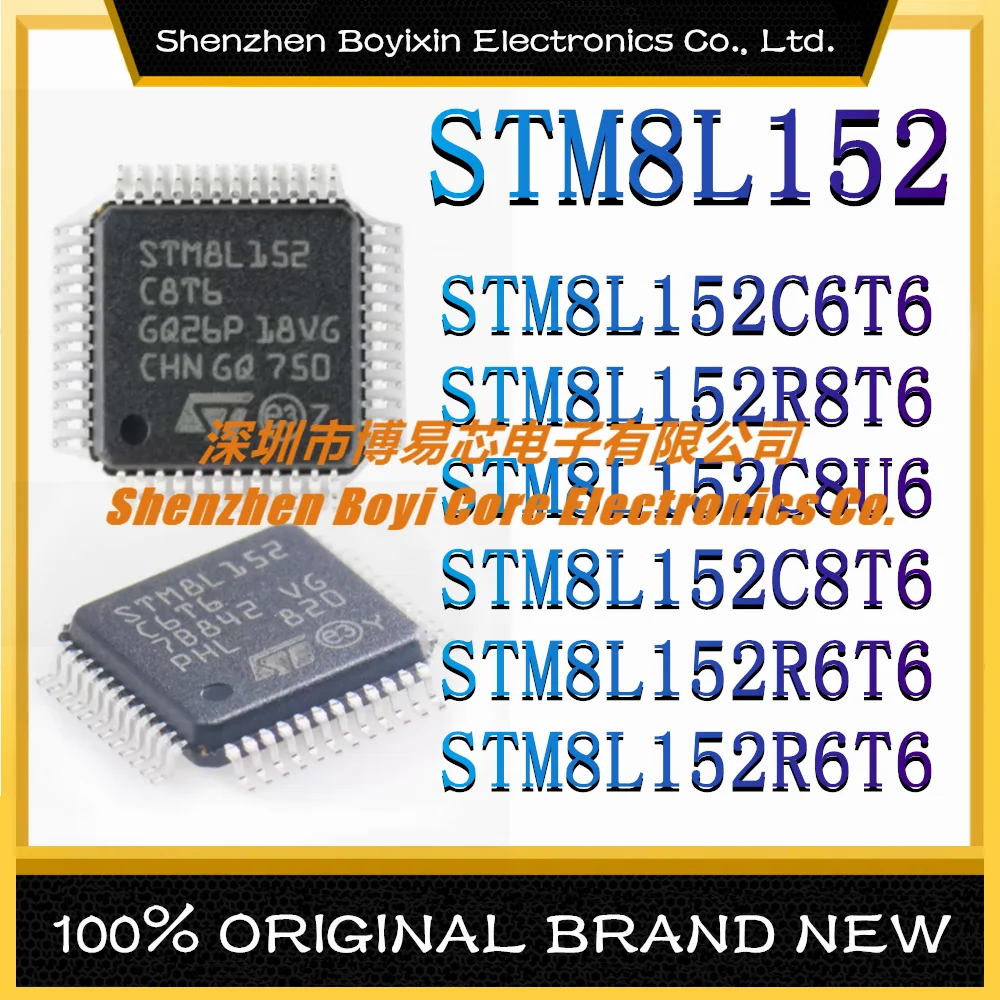 STM8L152C6T6 STM8L152R8T6 STM8L152C8U6 STM8L152C8T6 STM8L152R6T6 STM8L152R6T6 STM8 16MHz Microcontroller (MCU/MPU/SOC) IC chip