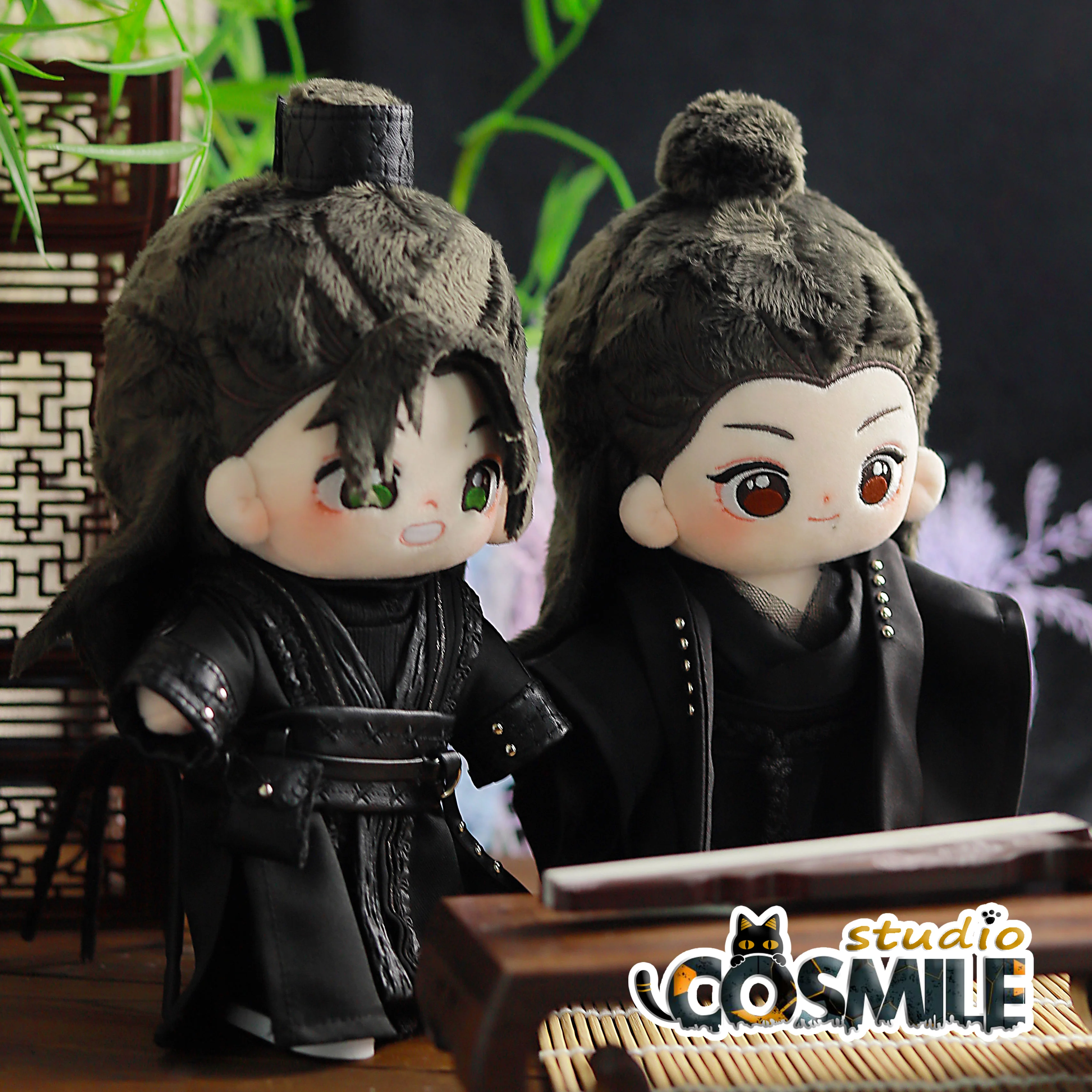 

The Untamed Yibo Xie Yun Xiao Zhan Shiyin Kong Fu Ancient Costume Plush 20cm Doll Body Clothes Clothing Cute Dress up Gift Sa GG