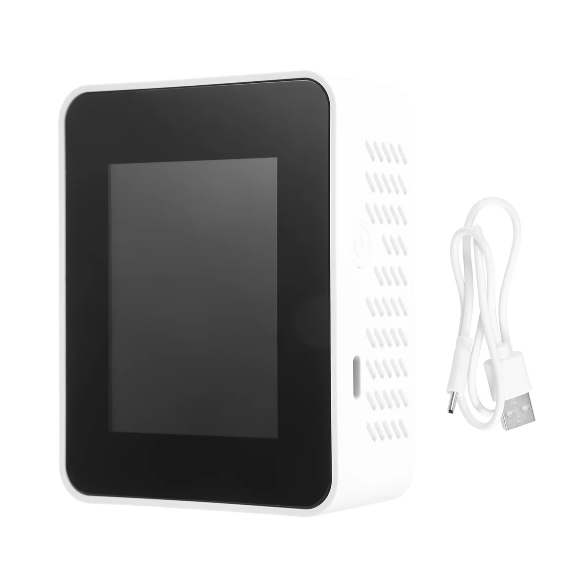 6 в 1 PM2.5 PM10 HCHO TVOC CO CO2 детектор качества воздуха тестер для дома и офиса белый