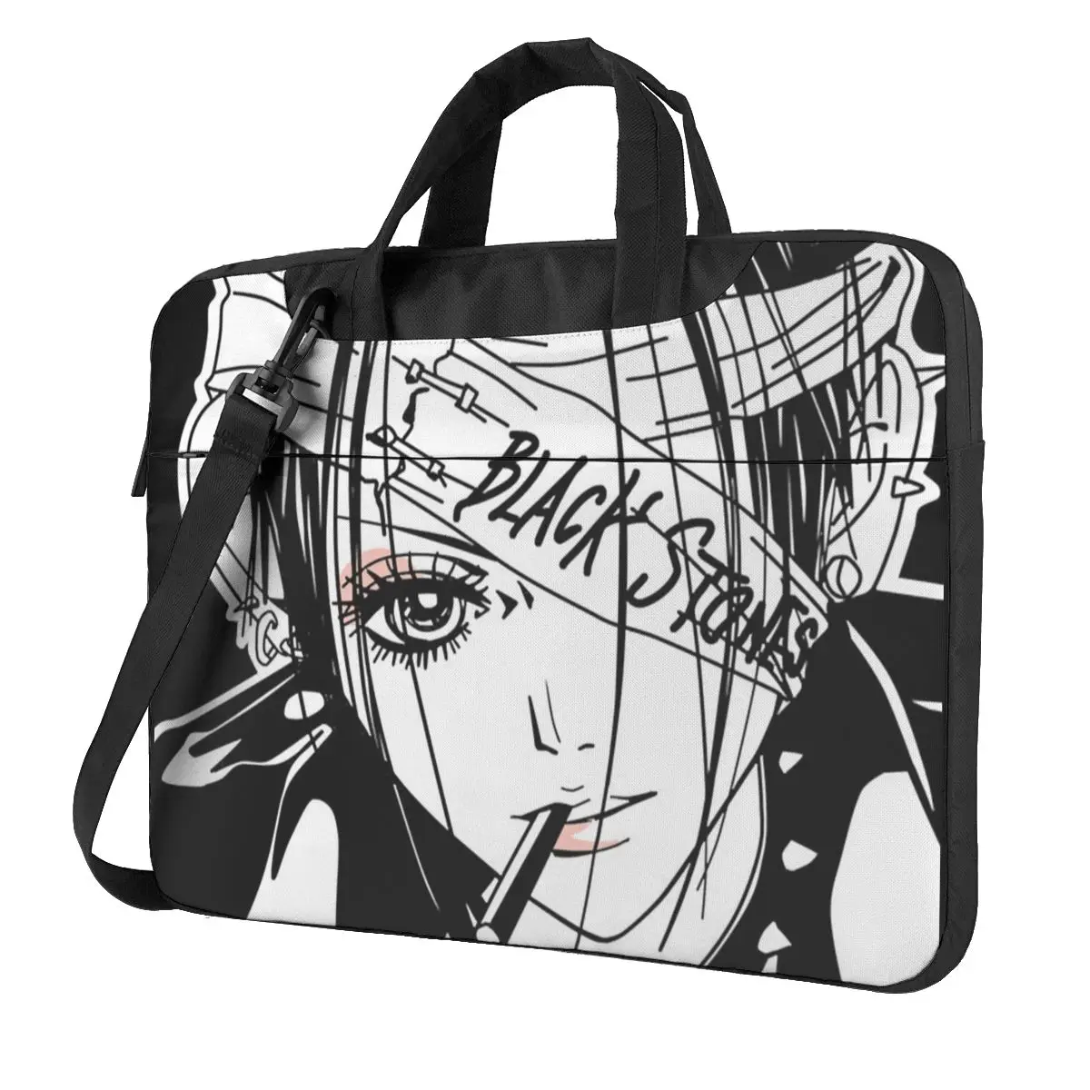 

NANA Smoking Laptop Bag Black Stones Anime For Macbook Air Pro Xiaomi Lenovo Asus Vintage Waterproof Case 13 14 15 15.6 Pouch
