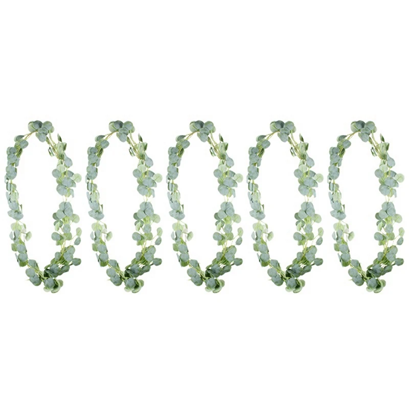 

Artificial Eucalyptus Garland Greenery Eucalyptus Vines Faux Eucalyptus for Mantle Table Wedding Party Garden Decor