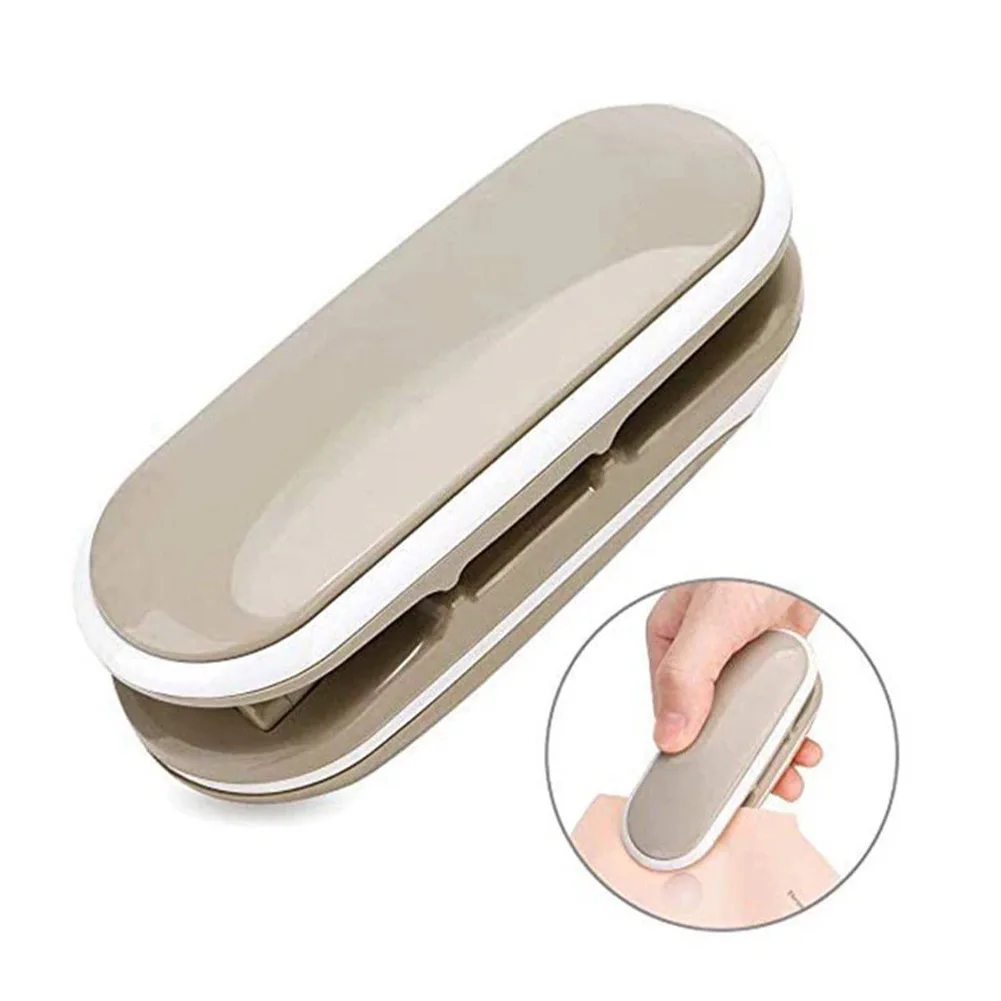 

2 in 1 Mini Bag Sealer & Cutter with Hook Portable Handheld Battery Powered Heat Sealer For Plastic Bags Package Mini Gadgets