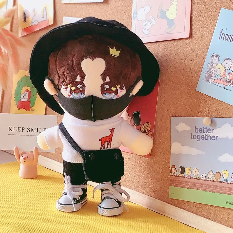 

New 20cm Idol Doll Plush Star Dolls Cute Stuffed Customization Figure Toys Cotton Baby Doll Plushies Toys Fans Collection Gifts