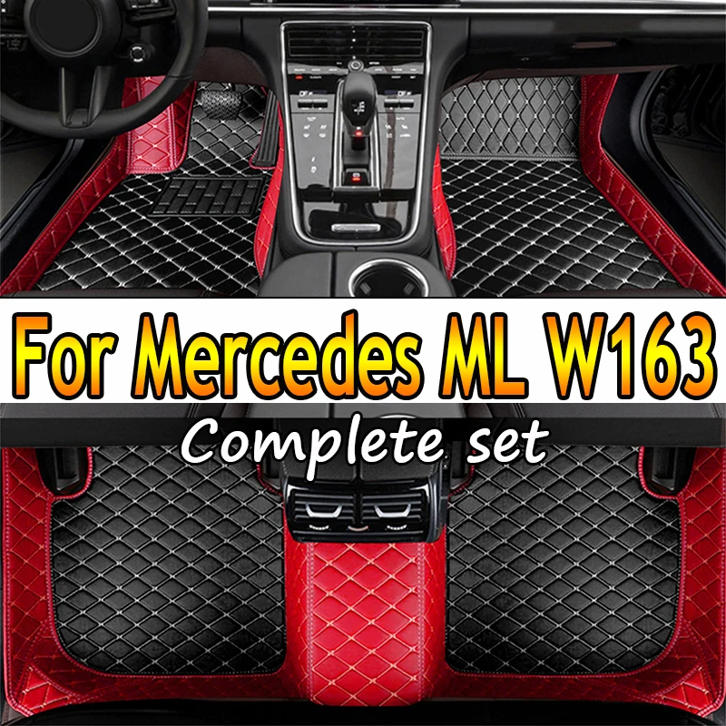 

Car Floor Mats For Mercedes ML W163 1998-2005 DropShipping Center Interior Accessories 100% Fit Leather Carpets Rugs Foot Pads