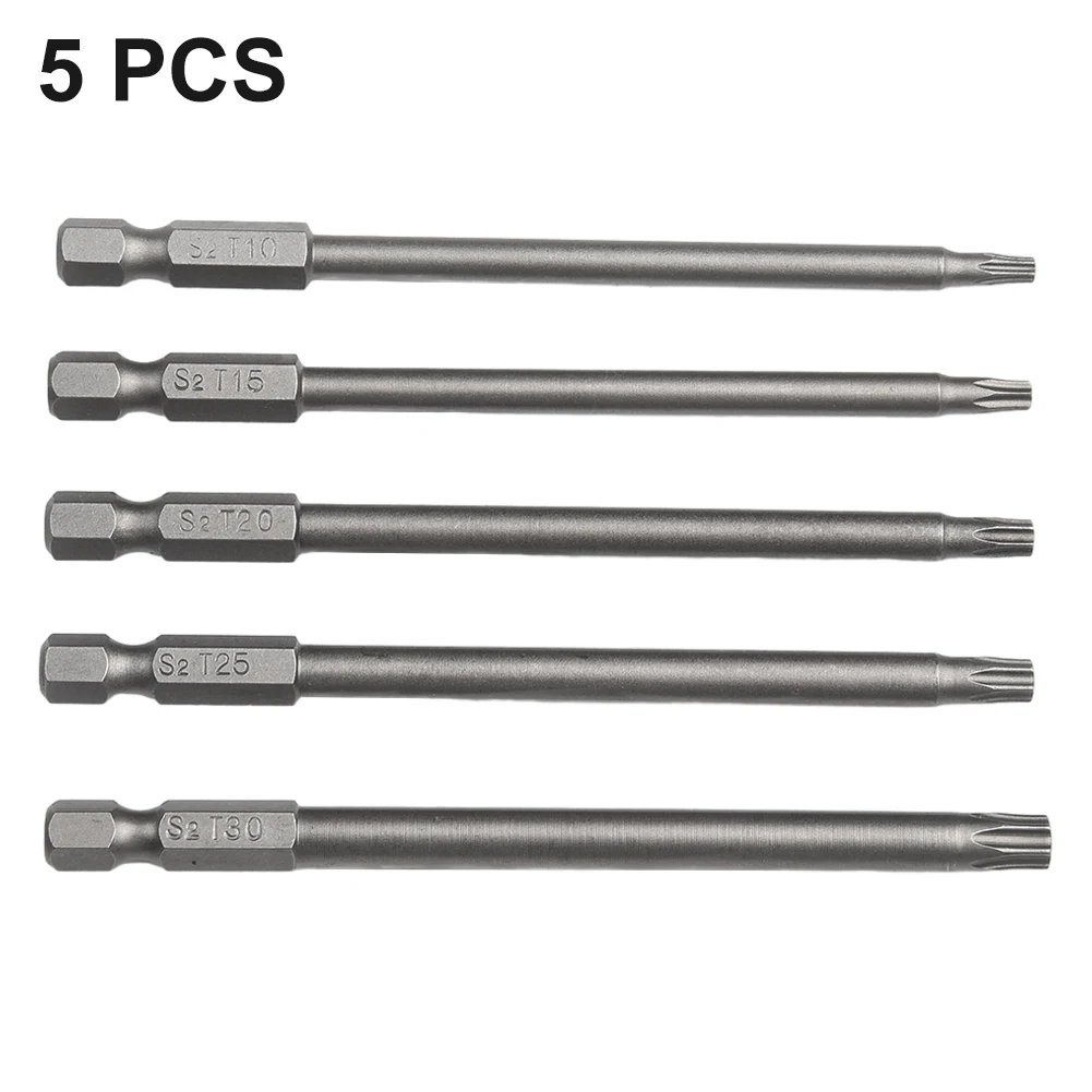 

Durable Screwdriver Bit Tools 1/4Inch Hex 100mm 60HRC Alloy Steel For Electric Drill Hollow Magnetic Security Set