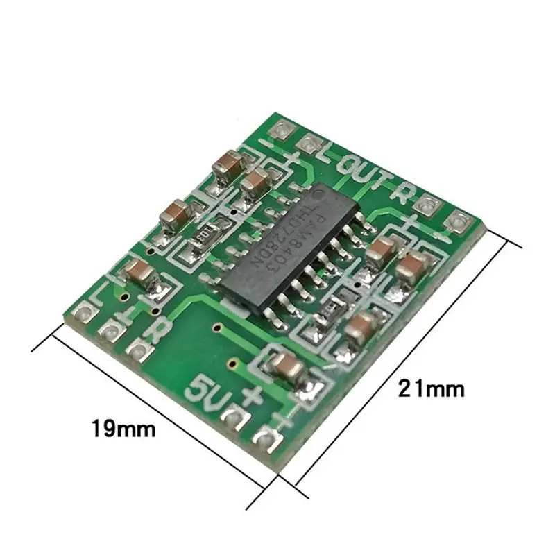 Фото Плата цифрового усилителя PAM8403, 2x3 Вт, два канала, USB, 5 В, мини-модуль усилителя звука, класс D, для ТВ, ноутбука, планшетов №4