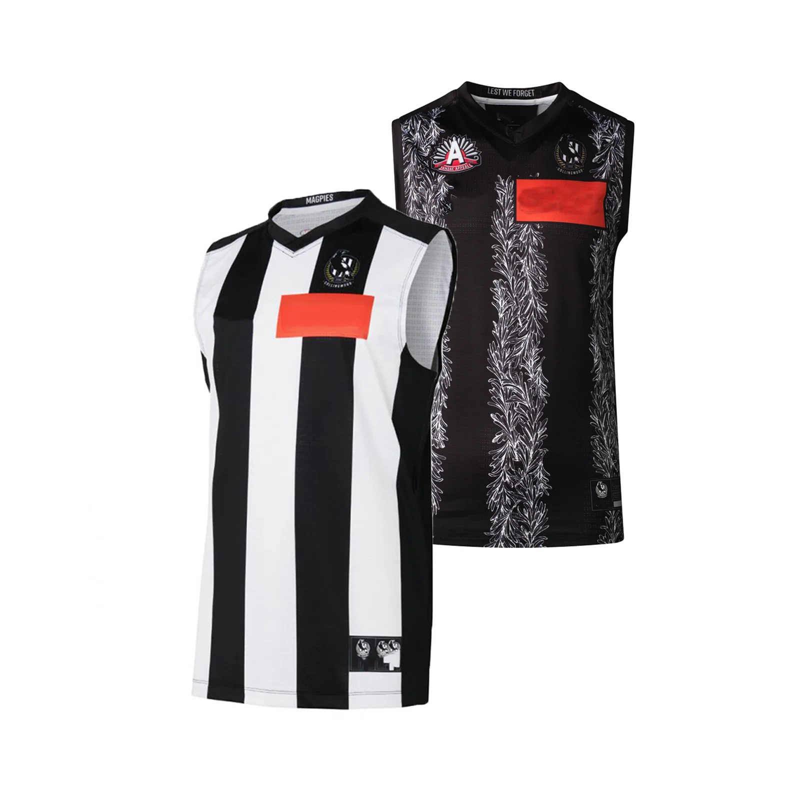 

Collingwood Magpies 2021 Mens Home/ANZAC Guernsey Rugby Jersey S-3XL