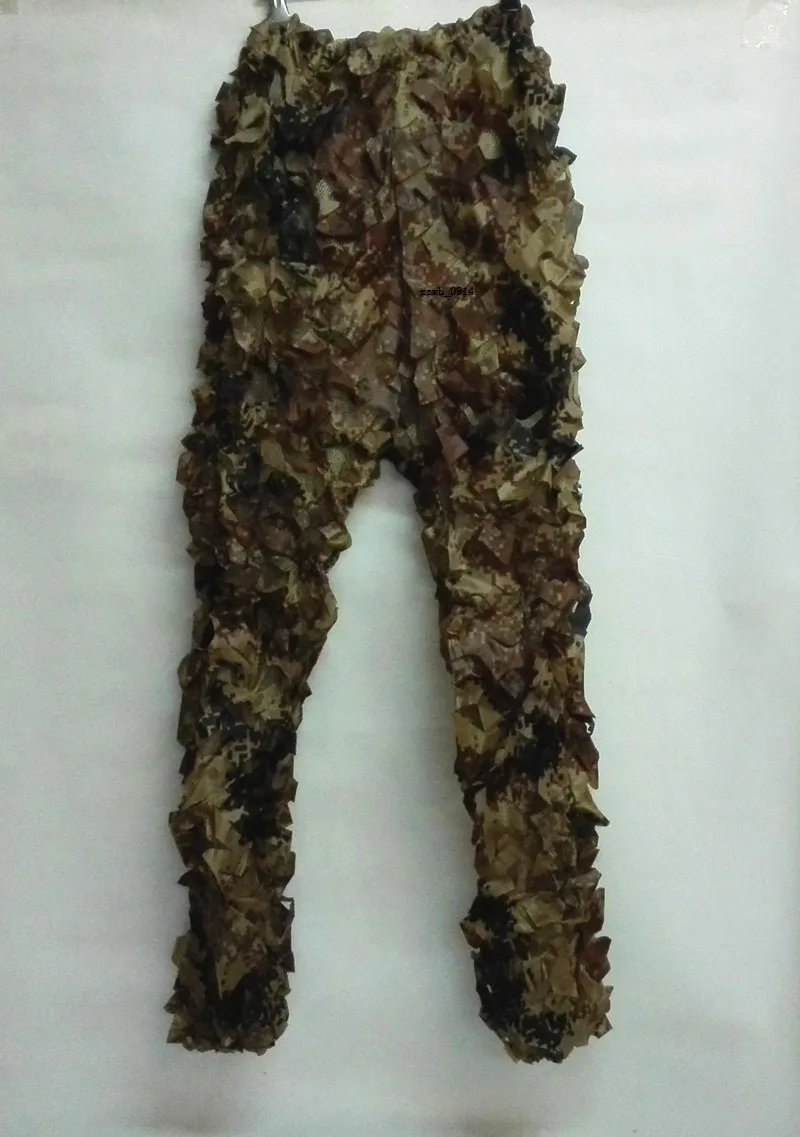 3D Desert Digital Камуфляжный бионический Ghillie пиджак и брюки