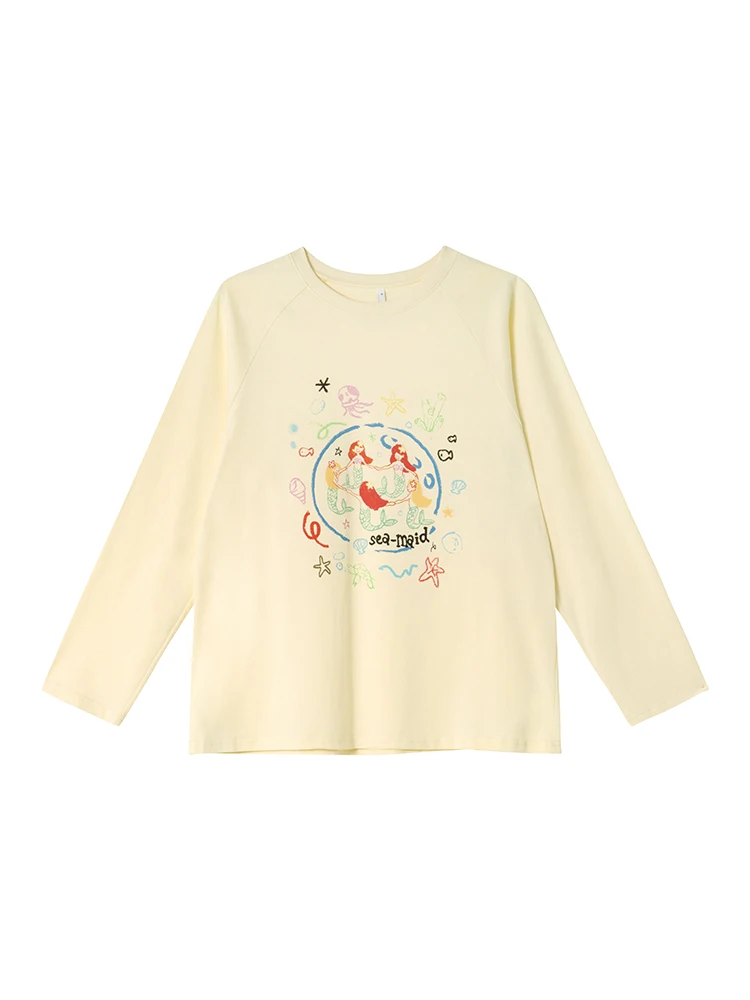 Hello Cannon оригинальная свободная рубашка с длинными рукавами и мультяшным принтом