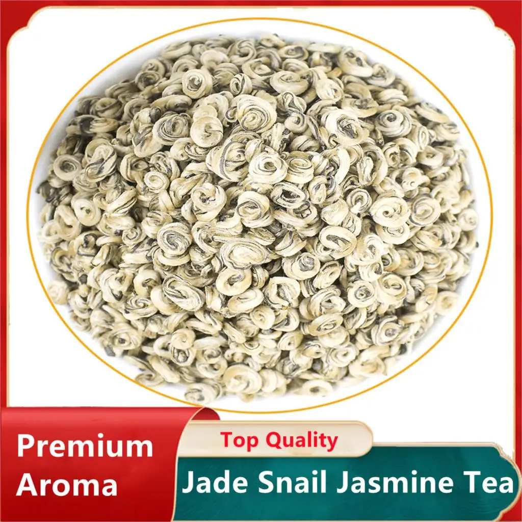 

2022 Chinese Guangxi Fragrant Mini Jade Conch Pure Jasmine Fragrant Snails for Lose Weight Green Health Care Loss Slimming Tea