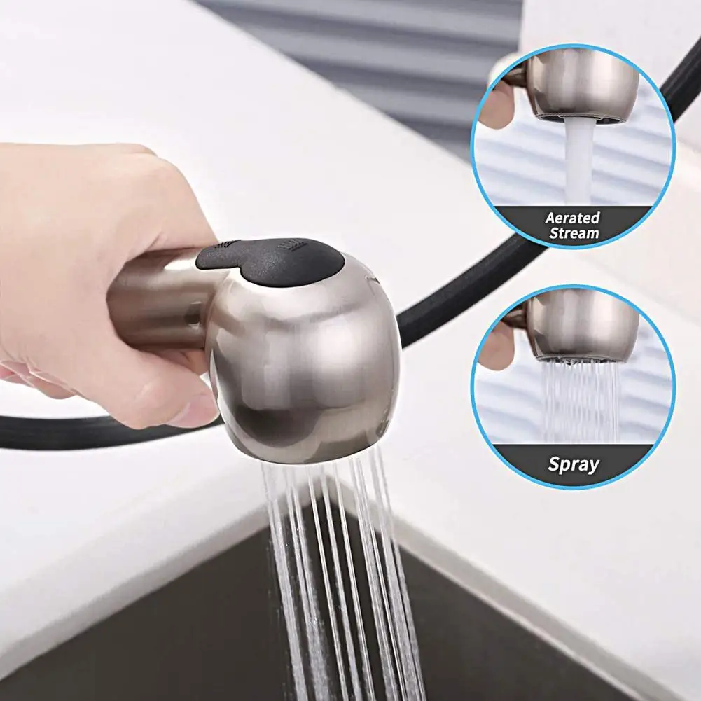 

Useful Pull Down High-Pressure Replacement Faucet Nozzle Faucet Sprinkler Durable Corrosion Resistant